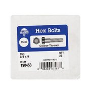 HILLMAN Hex Head Cap Screw, Zinc Plated Stainless Steel 54143